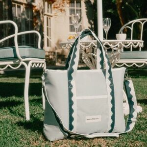 Business & Pleasure The Holiday Cooler Tote Bag Rivie Green